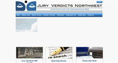 Desktop Screenshot of juryverdictsnw.com